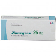 Купить Зонегран (Зонисамид) 25 мг Франция капсулы №14 в Новосибирске